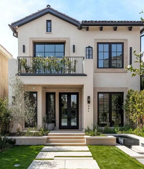 Modern real estate building